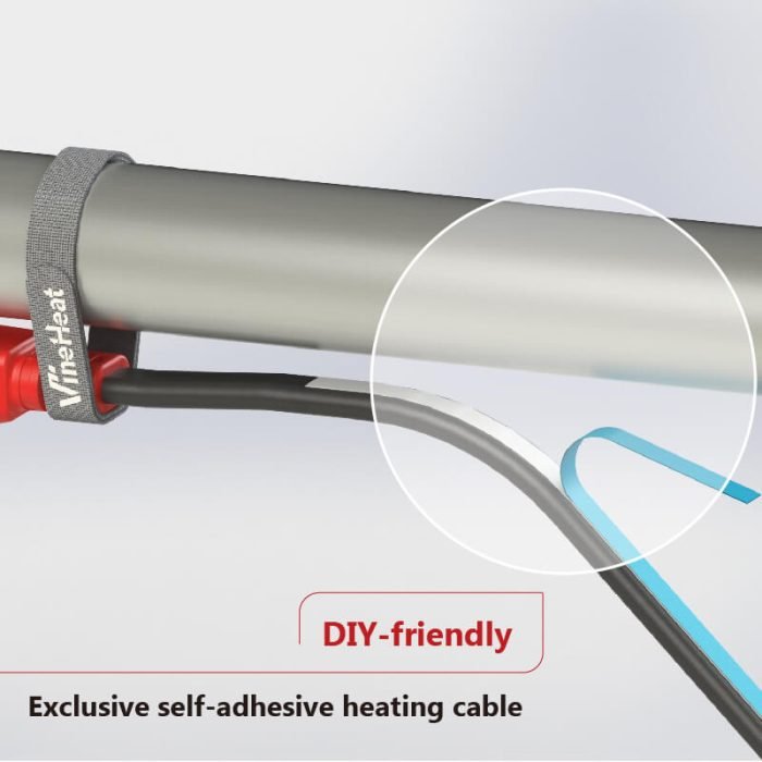 diy install_pipe heating cable